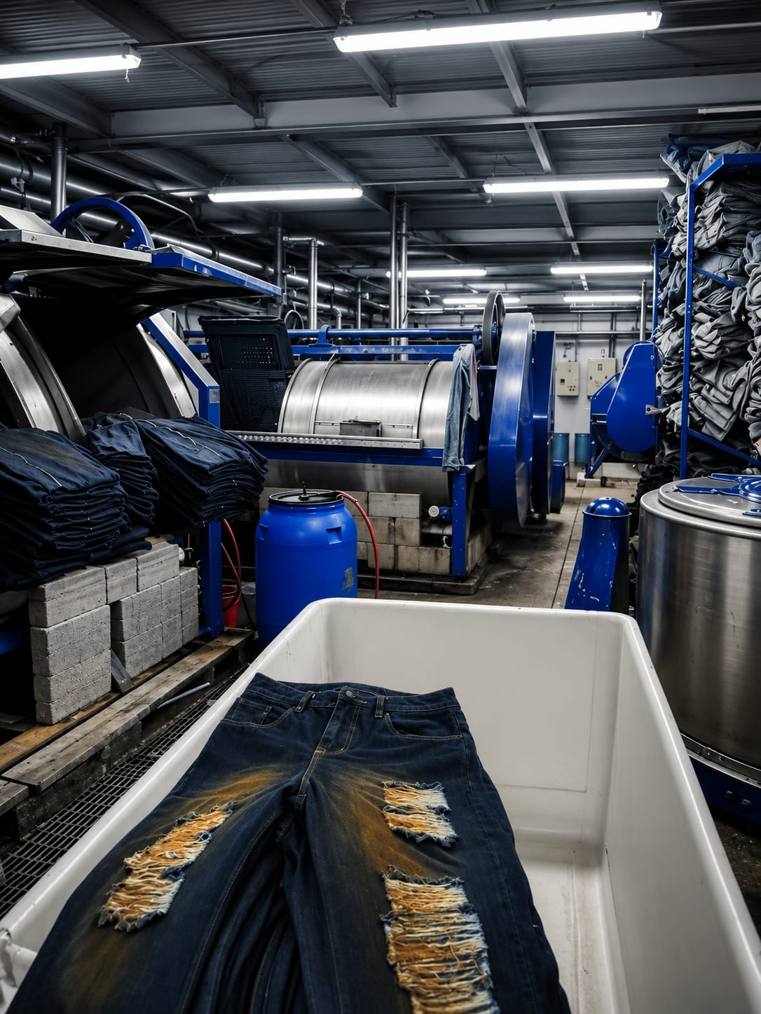 Lavandería industrial Denim